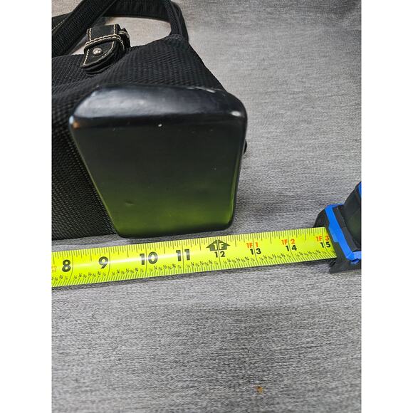 The Sak Black Rectangular woven shoulder bag with floral print liner - Picture 9 of 11